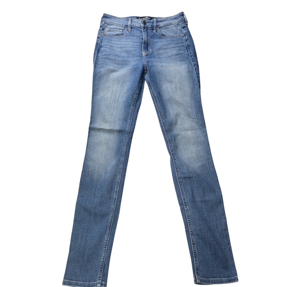 Hollister Super Skinny Jeans Womens 26/30 Blue High Rise Stretch